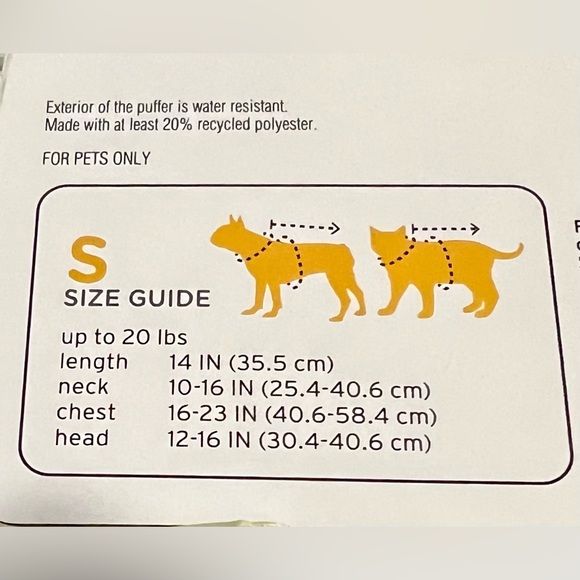 NWT Boots & Barkley Bright Green Puffer Vest for Pets. Size Small. - Picture 4 of 6